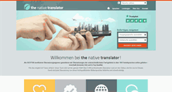 Desktop Screenshot of native-translator.de