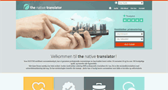 Desktop Screenshot of native-translator.no