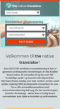 Mobile Screenshot of native-translator.no