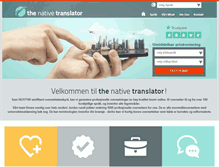 Tablet Screenshot of native-translator.no