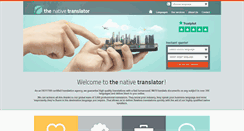 Desktop Screenshot of native-translator.co.uk
