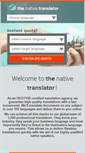 Mobile Screenshot of native-translator.co.uk
