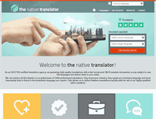 Tablet Screenshot of native-translator.co.uk